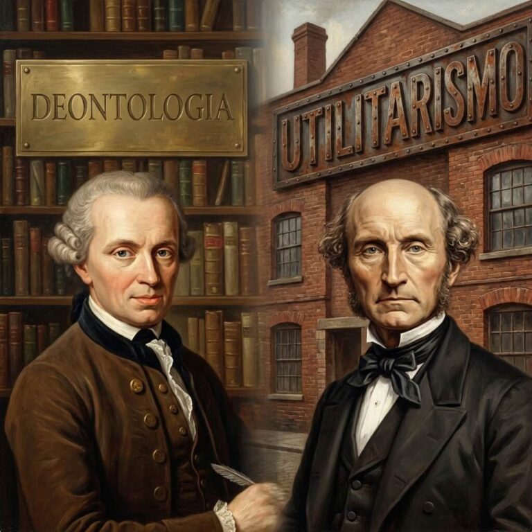 Diferença entre raciocínio consequencialista e raciocínio moral categórico 