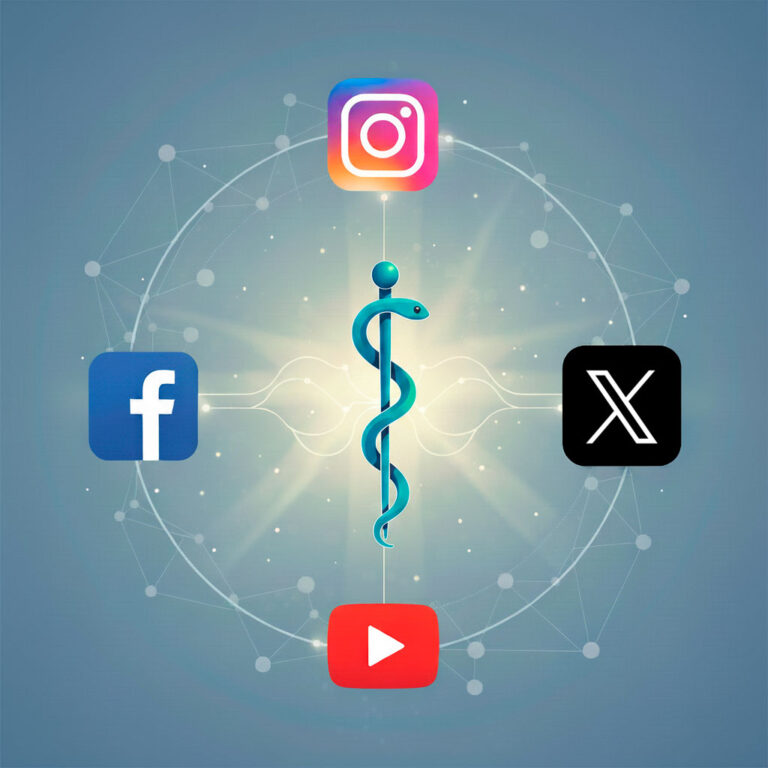 Divulgação dos serviços em redes sociais